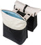 Basil Vive - Dubbele fietstas - 28-35 liter - Waterdicht - MIK adapterplaat - Gerecycled materiaal - wit/zwart