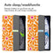 imoshion Tablet Hoes - Geschikt voor Samsung Galaxy Tab A9 Plus - Design Trifold Bookcase - Orange Flower Connect