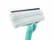 Leifheit Raam- en kozijnwisser 4 in 1 - Click System - 32 cm wisbreedte - Grijs Turquoise Wit Zwart