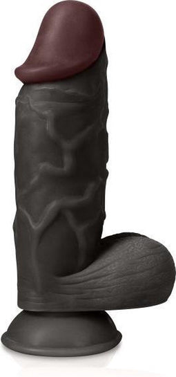 Captain Red The Strong - Realistische Dildo - 26 x 6.5cm - Zwart