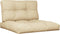 vidaXL Bankkussens pallet 2 st beige
