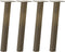 vidaXL - Salontafelpoten - 4 - st - 42 - cm - staal - naturel
