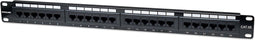 Intellinet 513555 - Netwerkpatchpaneel 24 poorten - CAT 5e 1 HE 483 mm (19)