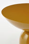 Mica Decorations Celise - Bijzettafel - H28 x Ø47 cm - Metaal - Bruin