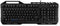 Nedis GKBD200BK - Verlicht Toetsenbord - Membraan - Qwerty US (Internationaal) - Draad USB 2.0