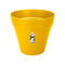 Elho Loft Urban Rond 50 - Bloempot - Waterreservoir - Wieltjes - Oker - 48.5 x H 44.5 cm