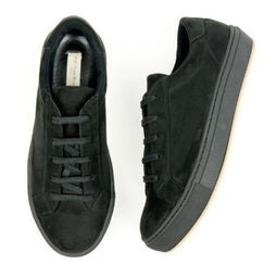 Will's Vegan Store - Dames Sneakers - Vegan Suède - Zwart - Maat 40