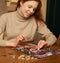 UNIDRAGON Houten Puzzel Voor Volwassenen Woosaic - Etnisch meisje - 500 stukjes - 38x28 cm