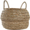 Decoratieve Mand DKD Home Decor Natuurlijk Zeegras Boho (40 x 40 x 30 cm)