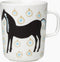 Marimekko Oiva Mok Musta Tamma 2,5 dl (met paarden)
