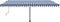 vidaXL - Luifel - vrijstaand - automatisch - 500x350 - cm - blauw - en - wit