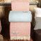 Tweedmill - Plaid - Waffle - Roze - Dusky Pink - 100% nieuw Wol - 140 x 240 cm