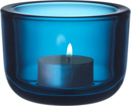 Iittala Valkea Theelichthouder – Waxinelichthouder glas – Kaarsenhouder – Turquoise – 60mm