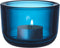 Iittala Valkea Theelichthouder – Waxinelichthouder glas – Kaarsenhouder – Turquoise – 60mm