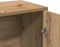 vidaXL - Dressoir - 60x30x75 - cm - bewerkt - hout - artisanaal - eikenkleur