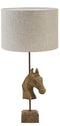 Light & Living Lampvoet 27x14x69 cm HORSE hout weather barn