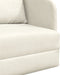 vidaXL - Vloersofa - Bed - 2-in-1 - Crème - 65x80x83 - cm - Velvet