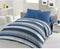 Noorse hoes HOME LINGE PASSION Stanis Blauw 220 x 240 cm