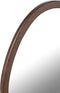 J-Line spiegel Whisp - hout - bruin - large - Ø 59 cm