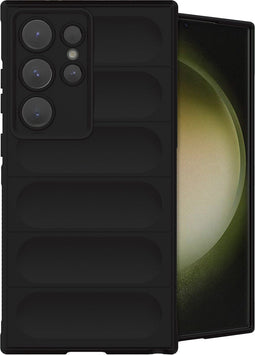 iMoshion Hoesje Geschikt voor Samsung Galaxy S24 Ultra Hoesje Siliconen - iMoshion EasyGrip Backcover - Zwart