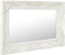 vidaXL - Wandspiegel - barok - stijl - 60x40 - cm - wit