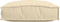 vidaXL - Ligbedkussens - voor - Stoel - Set - van - 6 - Beige - 40x40x8 - cm - Oxford - Stof