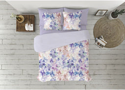 Dekbedovertrek set Pierre Cardin SARA Mauve Bed van 105 2 Onderdelen