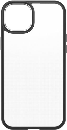 OtterBox React Series - Hoesje voor iPhone 15 Plus - Antimicrobiële coating - Zwart (Clear/Black)