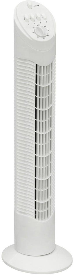 Bestron AFT760W - Torenventilator - 3 snelheden en 75° draaifunctie - Wit