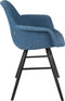 Zuiver Albert Kuip Soft Eetkamerstoelen armleuning Blauw - Set van 2