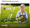 tectake® 2-in-1 Accu Heggenschaar - Buxusschaar en Grasschaar - Ergonomische Telescoopsteel met Wielen - 7.2V Accu