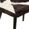 vidaXL Fauteuil met voetensteun echt leer zwart