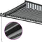 vidaXL - Luifel - handmatig - uittrekbaar - 450x350 - cm - antraciet - en - wit