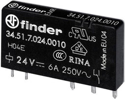 Finder 34.51.7.005.4010 Printrelais 5 V/DC 6 A 1x wisselcontact 1 stuk(s)