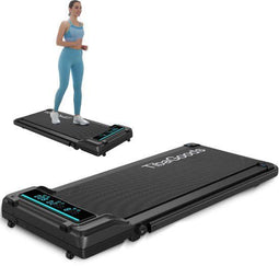 TibaGoods Loopband - Elektrisch - Snelheid tot 6 km/u - Schokabsorberend loopvlak - Compact ontwerp