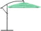 vidaXL - Parasol - met - stalen - paal - 269x269x235 - cm - groen