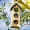 Baza Vogel- Buffet Chalet 3 Feeder FSC Hout Mussen