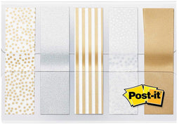 Post-it Index | Metallic Collection | ft 11 | 9 mm x 43 | 2mm | 5 x 20 stuks