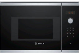 Enkelvoudige inbouw magnetron - BOSCH SER4 - BFL523MS1F - Roestvrij staal - 20 L - 38,2 x 59,4 x 31,7 cm