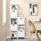 SoBuy FRG127-W - Badkamerkast - 2 Laden 1 Legplank - Wit 30x89x30cm