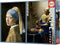 Educa Vermeer 2x1000 Stukjes Puzzel - Het Meisje met Parel - Het Melkmeisje