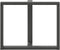 vidaXL - Eettafelpoten - 2 - st - T-vormig - 90x35x(72-73) - cm - staal - antraciet