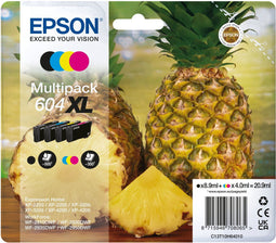 Epson 604XL - Inktcartridge - Origineel Combipack - Zwart Cyaan Magenta Geel (4 stuks)