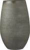 Bloempot vaas/vazen donkergroen keramiek voor bloemen/planten H40 x D26 cm - Mica Decorations plantenpotten