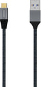 Aisens A107-0633 - USB C naar USB A Kabel - 2 m - Grijs