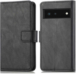 imoshion Google Pixel 6 - Luxe Bookcase - Ruimte voor 3 pasjes - Zwart