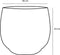 Mica Decorations Jorck Plantenmand - Set van 3 - Handgemaakt met plastic liner - Zwart (set van 3)