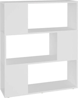vidaXL-Boekenkast/kamerscherm-80x24x94-cm-bewerkt-hout-wit