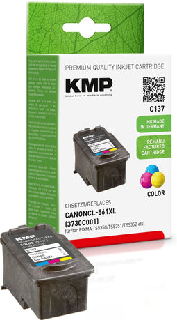 KMP C137 - Inktcartridge - Cyaan Geel Magenta - (14,3ml)