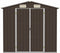 vidaXL - Tuinschuur - 205x129x183 - cm - gegalvaniseerd - staal - bruin